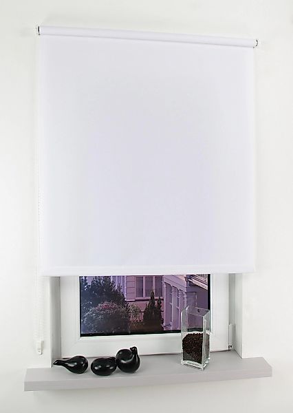 Liedeco Seitenzugrollo "Easy" Lichtschutz Perlreflex-beschichtet freihängen günstig online kaufen