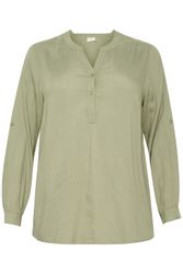 KAFFE Curve Langarmbluse Langarm-Bluse KCmille Große günstig online kaufen