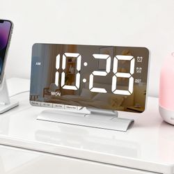 REDOM Wanduhr LED-Wecker Digitaluhr Schlafzimmeruhr mit günstig online kaufen