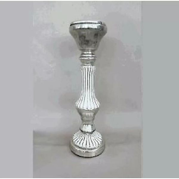MIGANI Kerzenleuchter Kerzenhalter 38 cm (STH8994L) NEU (silber) günstig online kaufen