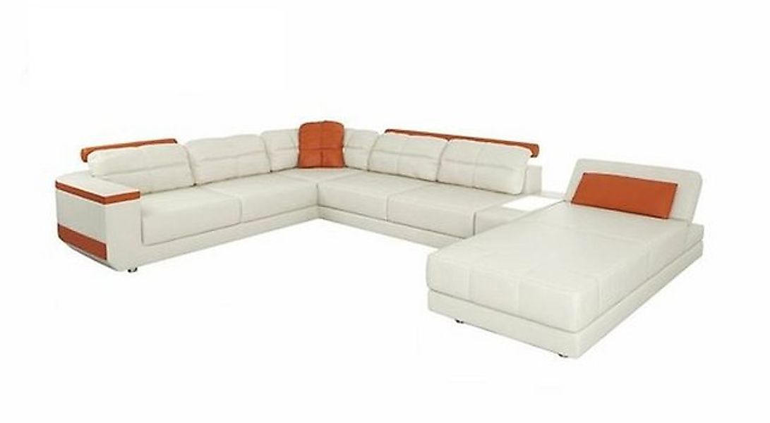 JVmoebel Ecksofa Ecksofa U-Form Sofa Couch Textil Sofas Design Wohnlandscha günstig online kaufen