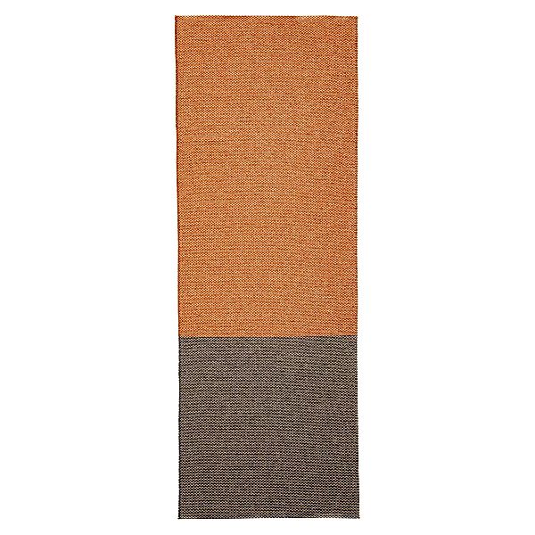 Moor Teppich mud (Schwarz-Terrakotta) 70 x 200cm günstig online kaufen