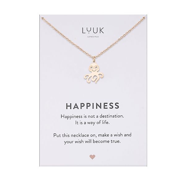 LUUK LIFESTYLE Kette mit Anhänger Oktopus, günstig online kaufen