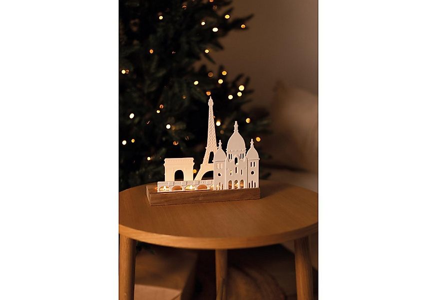 Räder Windlicht Design Lichtobjekt Stadtsilhouette London Weiß günstig online kaufen