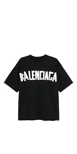 Balenciaga Print-Shirt Balenciaga Tape Logo T-Shirt Schwarz M günstig online kaufen