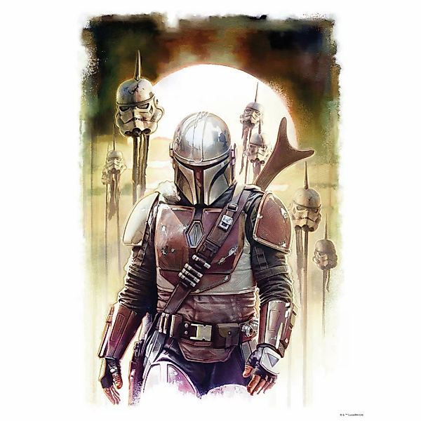 Komar Poster Mandalorian Impaler Disney B/L: ca. 30x40 cm günstig online kaufen