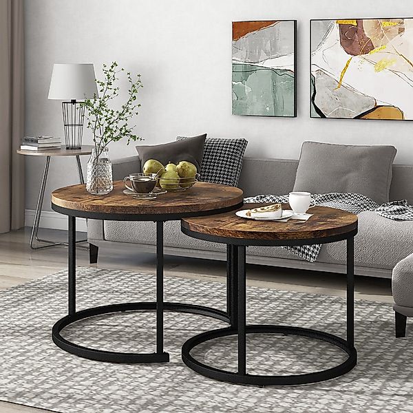 HAUSS SPOLE Couchtisch Runder Couchtisch 2er günstig online kaufen