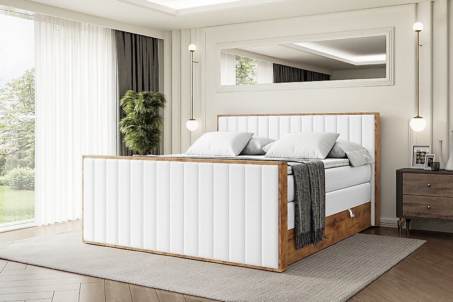 ALTDECOR Boxspringbett LOLLI4-Z KING (Multipocket-Matratze H4, günstig online kaufen
