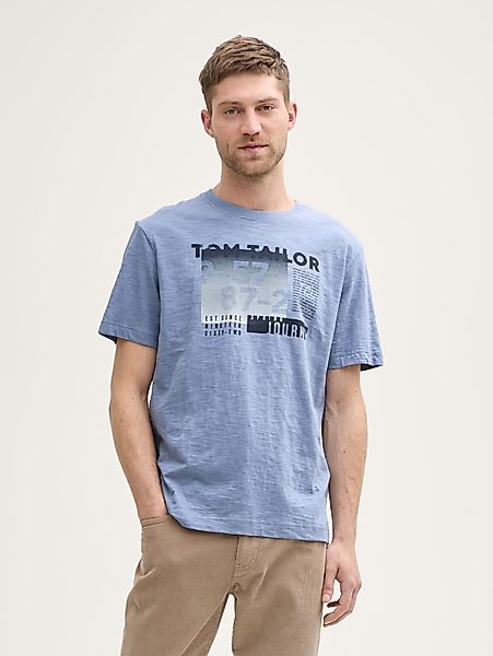 TOM TAILOR T-Shirt T-Shirt aus Baumwolle günstig online kaufen