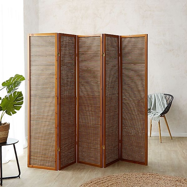 Homestyle4u Paravent 3 fach Raumteiler Holz günstig online kaufen
