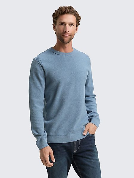 TOM TAILOR Strickpullover Strickpullover aus Bio-Baumwolle günstig online kaufen