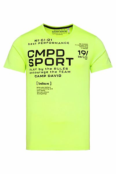 CAMP DAVID Rundhalsshirt, mit Baumwolle günstig online kaufen