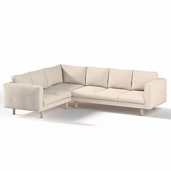 Bezug für Norsborg 5-Sitzer Ecksofa, naturweiß, Norsborg 5-Sitzer Ecksofabe günstig online kaufen