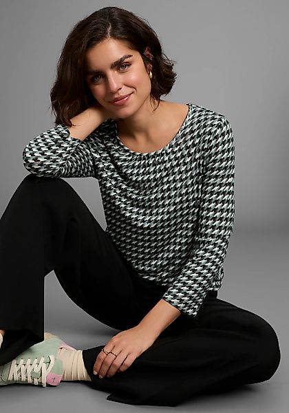 Laura Scott 3/4-Arm-Shirt, mit grafischem Allover-Print - NEUE KOLLEKTION günstig online kaufen