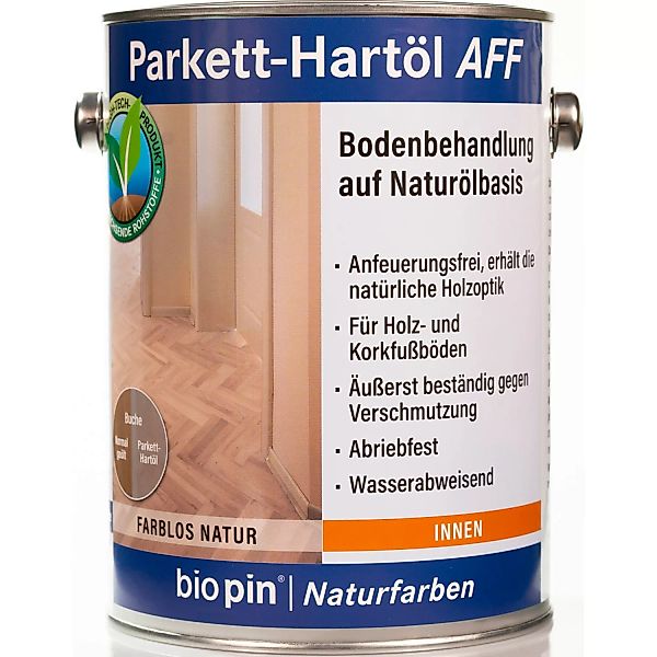 Biopin Parkett-Hartöl AFF Farblos 2,5 l günstig online kaufen