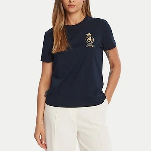 Tommy Hilfiger  T-Shirt Camisetas Mujer Modèle Gold Crest Reg Ss Tee günstig online kaufen