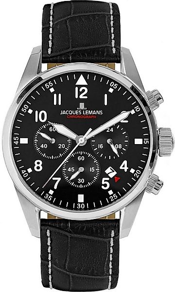 Jacques Lemans Chronograph Barcelona 42-2A, Quarzuhr, Armbanduhr, Herrenuhr günstig online kaufen