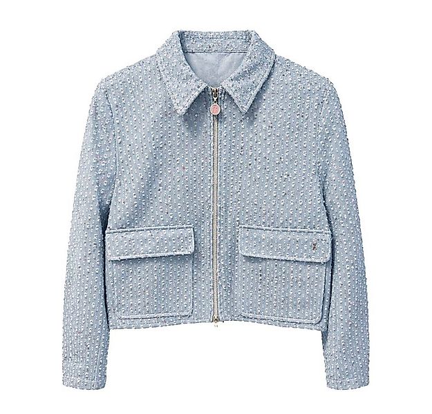 Frieda & Freddies NY Jeansjacke mit feinen, eingearbeiteten Pailletten in s günstig online kaufen