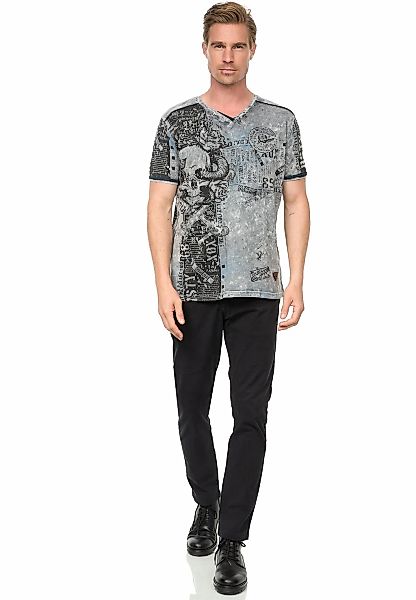 Rusty Neal T-Shirt "Rusty Neal T-Shirt" mit coolem Allover-Print günstig online kaufen