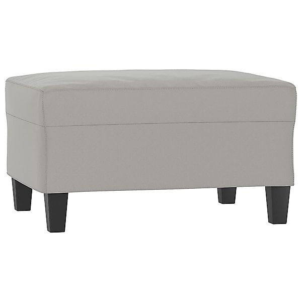vidaXL Polsterhocker Fußhocker Hellgrau 70x55x41 cm günstig online kaufen