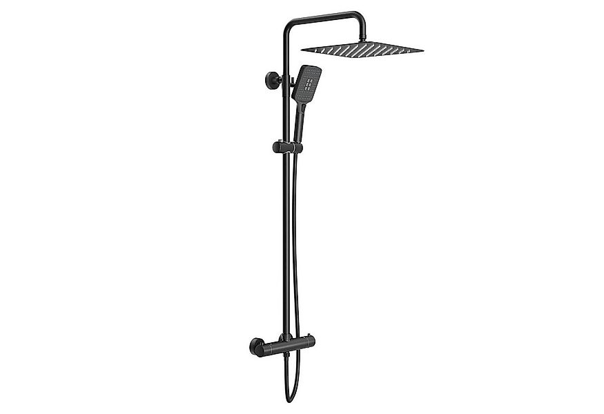 Rainsworth Duschsystem 3 Funktionen Duschsystem, Höhe 126 cm, Set, eckig Re günstig online kaufen