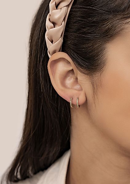 Hey Happiness Paar Creolen 925 Silber günstig online kaufen