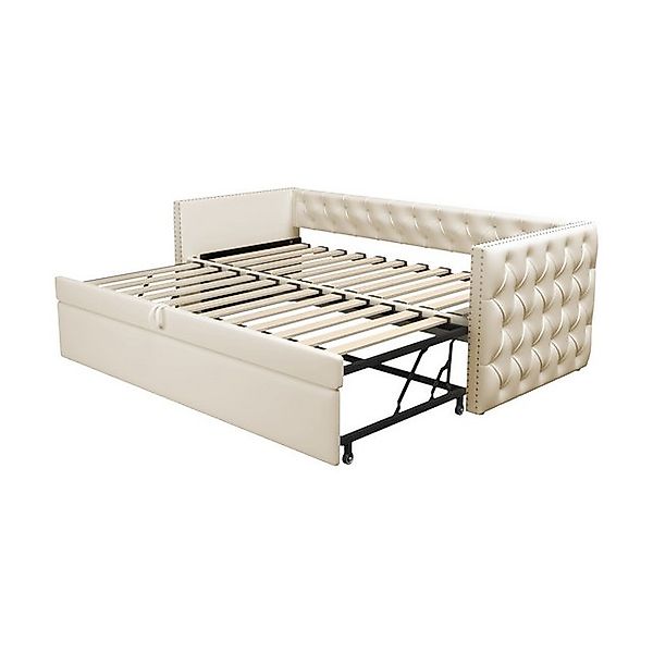 Gotagee Polsterbett Ausziehbares Schlafsofa 90x200cm Gästebett Jugendbett S günstig online kaufen