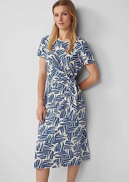 s.Oliver Maxikleid Jersey-Kleid mit Knotendetail und günstig online kaufen