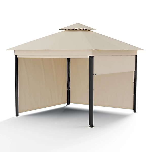 Blumfeldt Grandezza Cortina Gartenpavillon 3x3 m Wetterbeständig Pulverbesc günstig online kaufen