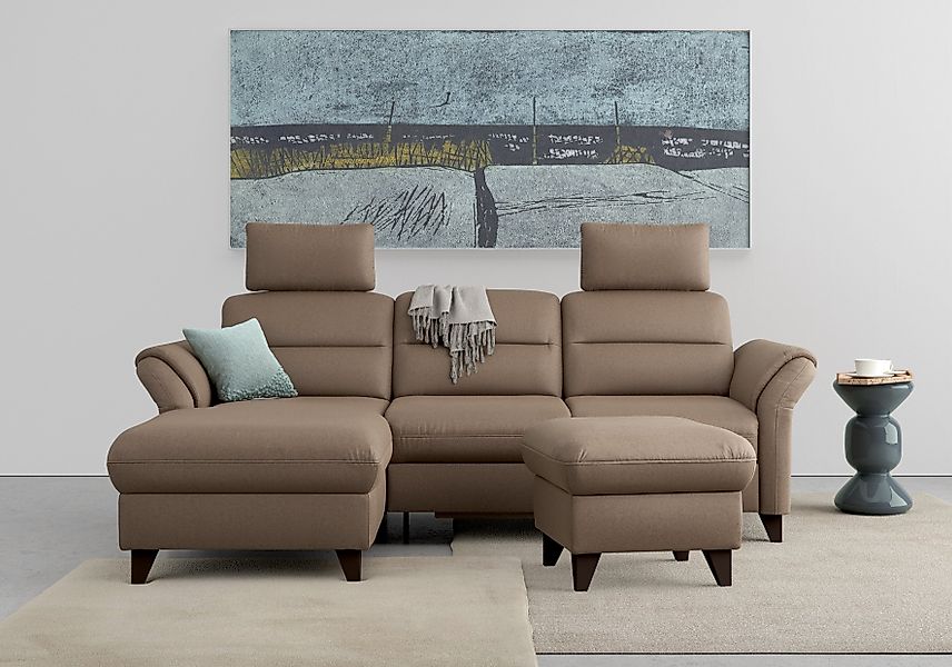 sit&more Ecksofa Mellum L-Form, Federkern, wahlweise günstig online kaufen