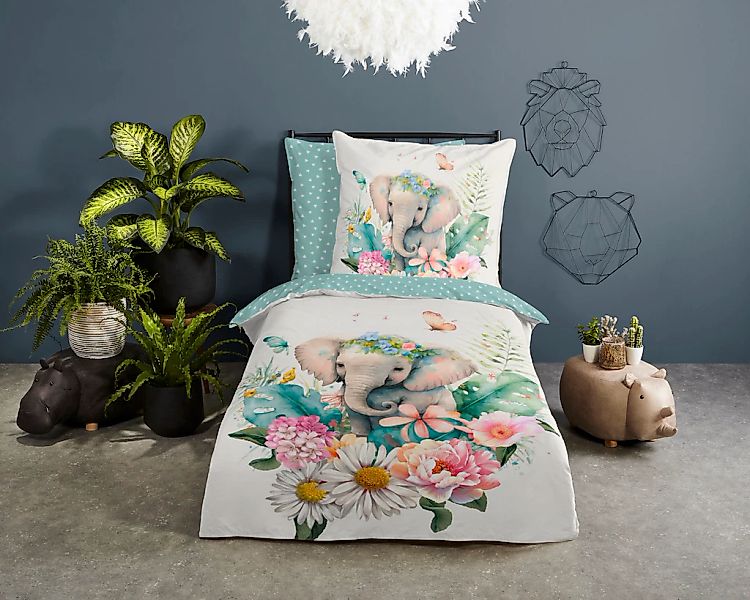 good morning Kinderbettwäsche "Eli" 2 Stk. tlg. Baumwolle, 135x200, Reißver günstig online kaufen