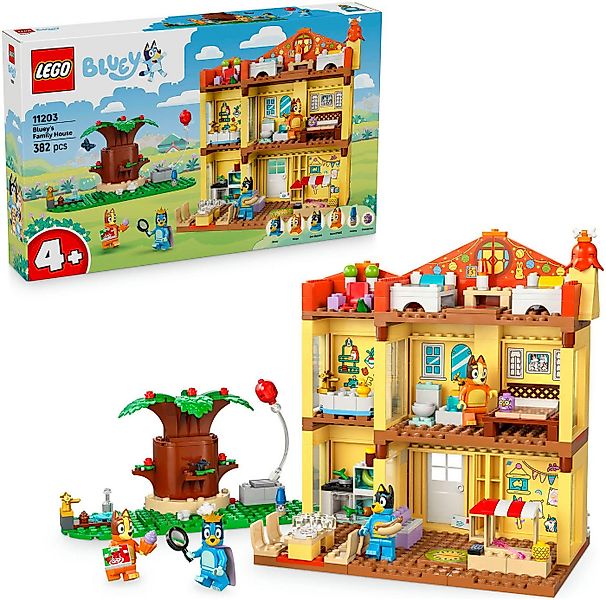 LEGO® Blueys Haus (11203), LEGO Bluey Konstruktionsspielsteine, (382 St), M günstig online kaufen