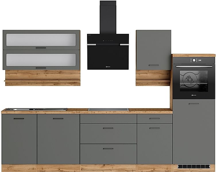 KOCHSTATION Küchenzeile "Betty", Breite 300 cm, mit E-Geräten von Bauknecht günstig online kaufen