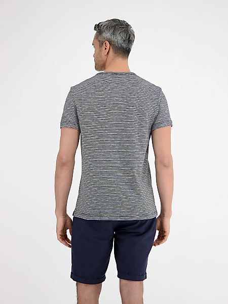 LERROS Henleyshirt "Gestreiftes Serafinoshirt, gestrickt" günstig online kaufen
