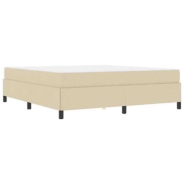 vidaXL Boxspringbett Creme 180 x 200 cm Stoff 3398883 günstig online kaufen