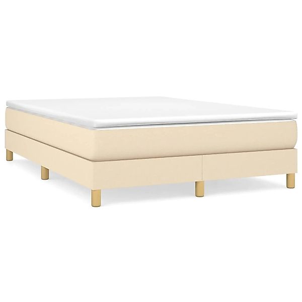 Vidaxl Boxspringbett Creme 140x190 Cm Stoff günstig online kaufen