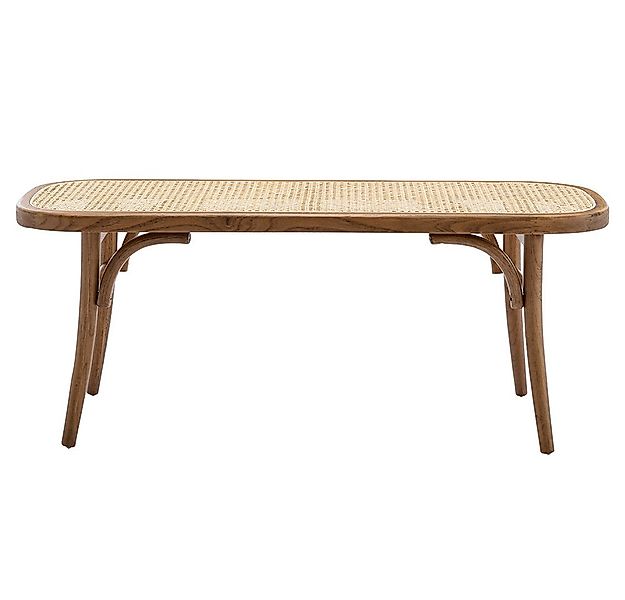 WAHSON OFFICE CHAIRS Sitzbank Esstischbank Rattan Holz Esszimmerbank 96.5cm günstig online kaufen