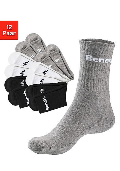 Bench. Tennissocken (Packung, 12-Paar) mit Fuß günstig online kaufen