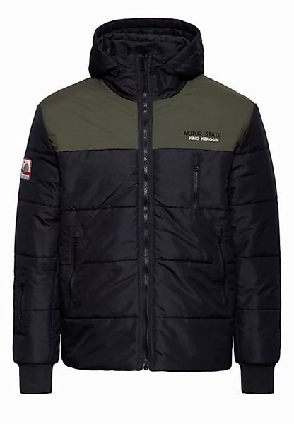 KingKerosin Winterjacke Motor State (1-St) mit Kapuze im Kragen verstaubar günstig online kaufen