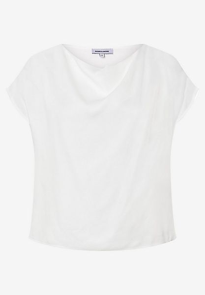MORE&MORE Kurzarmbluse Satinbluse günstig online kaufen