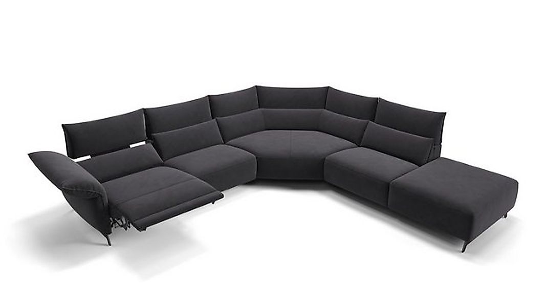 Sofanella 2-Sitzer Stoff CUNEO, Relaxsofa, Designsofa, Designer Couch, Ital günstig online kaufen