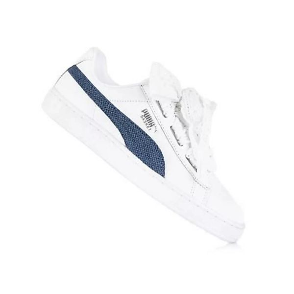 Puma Basket Heart Denim Schuhe EU 38 White günstig online kaufen