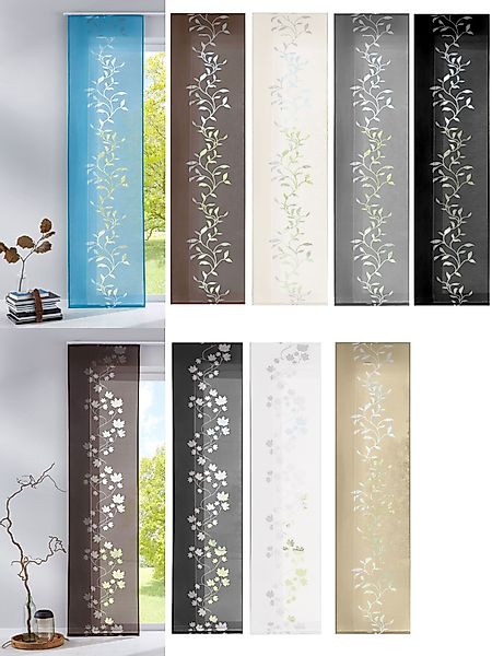 Gardinenbox Schiebegardine (1 St), Paneelwagen, blickdicht, Flächenvorhang günstig online kaufen