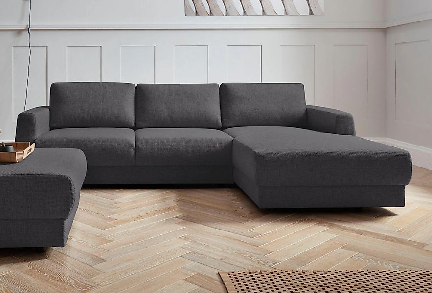 OTTO home Ecksofa "Hobro L-Form" in 3 Bezugsqualitäten in vielen Farben, De günstig online kaufen
