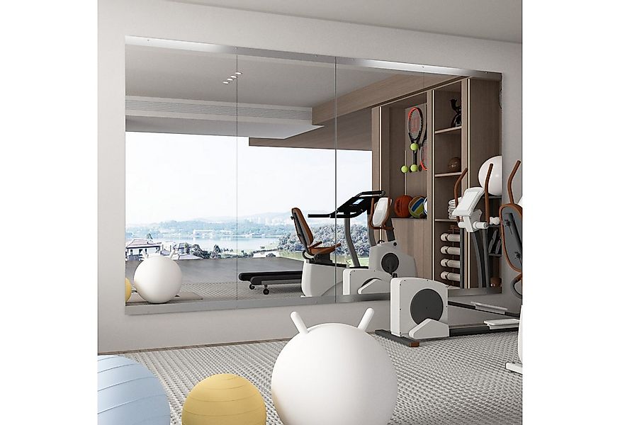 Elemango Ganzkörperspiegel Home Gym Spiegel, 141*60-2PCS Vollkörperspiegel günstig online kaufen