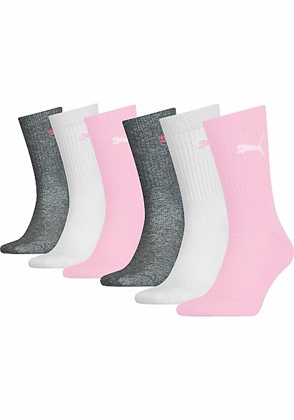 PUMA Socken "PUMA JUNIOR CREW SOCK 6P ECOM" 6 Paar, 6 Stk. tlg. gepolsterte günstig online kaufen