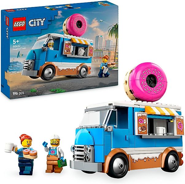 LEGO® Donut Truck (60452), LEGO City Konstruktionsspielsteine, (196 St), Ma günstig online kaufen