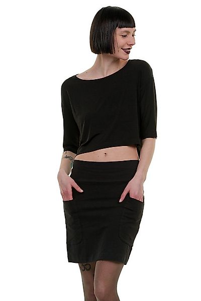 3Elfen Minirock Minirock Fancy Taschen Rock schwarz by 3Elfen günstig online kaufen