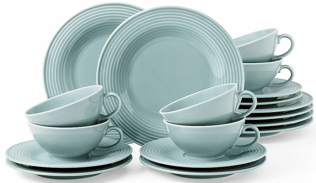 Seltmann Weiden Teeservice "Geschirr-Set Beat" Teller, Tassen, Untertassen, günstig online kaufen