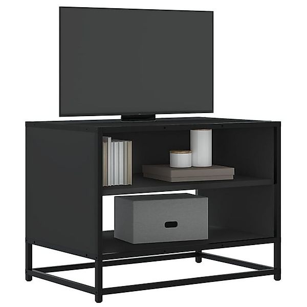 vidaXL Schrankmodule TV-Schrank Schwarz 61x40x46 cm Holzwerkstoff und Metal günstig online kaufen